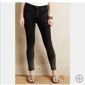 AG Farrah crop ombré jeans as 29